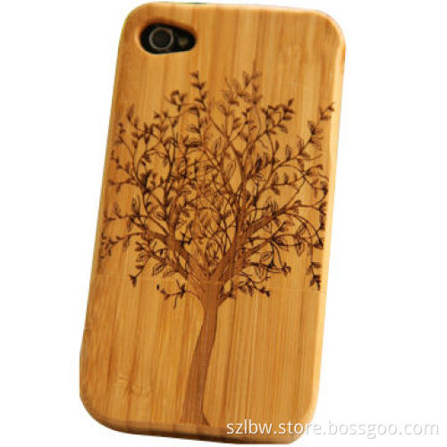 Bamboo mobile phone case, OEM welcomed
